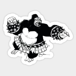 Conga (Black) Sticker